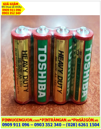 Pin Toshiba R6KG SP-4LWT(VN); Pin AA 1.5v Heavy Duty Toshiba R6KG SP-4LWT(VN) | Vỉ 4viên